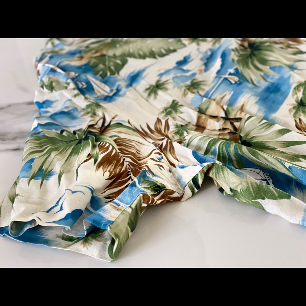 Island Shores Button Down Hawaiian Collection of 7